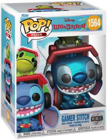 Funko Pop - Gamer Stitch (Metallic) #1564