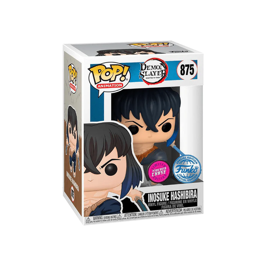 Funko Pop Demon Slayer - Inosuke Hashibara N°875 - Flocked SE – Image 2