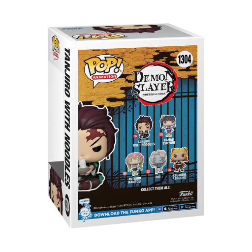 Funko Pop Demon Slayer - Tanjiro With Noodles N°1304 – Image 4