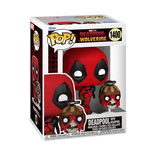 Funko Pop Marvel Deadpool & Wolverine - Deadpool avec Headpool N°1400 – Image 2