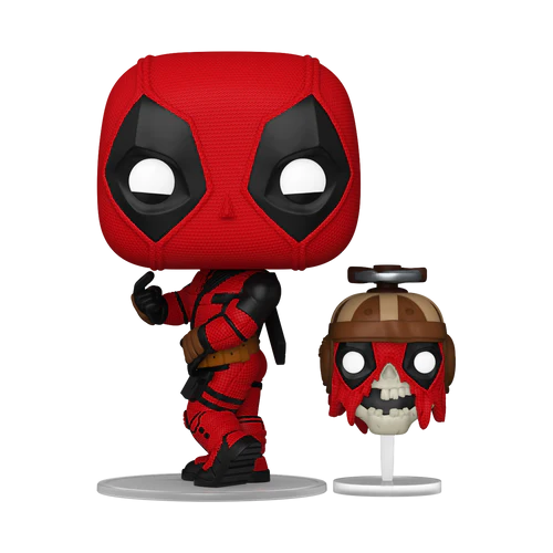 Funko Pop Marvel Deadpool & Wolverine - Deadpool avec Headpool N°1400 – Image 3