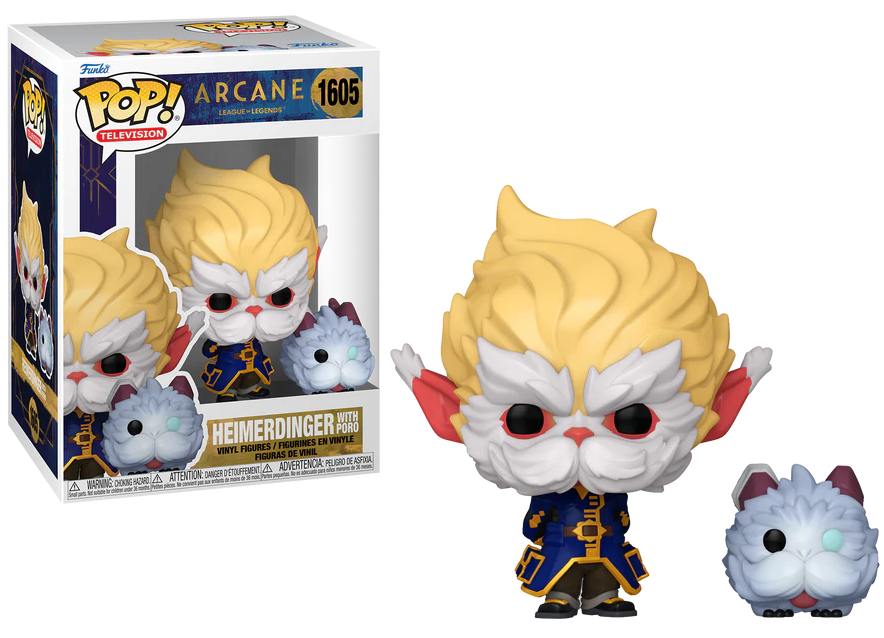 Funko Pop Arcane - Heimerdinger avec Poro N°1605