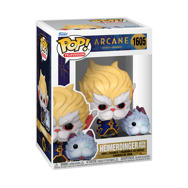 Funko Pop Arcane - Heimerdinger avec Poro N°1605 – Image 2