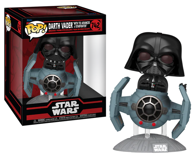 Funko Pop Star Wars - Darth Vader With The Advanced X1 Starfighter N°742 - Ride