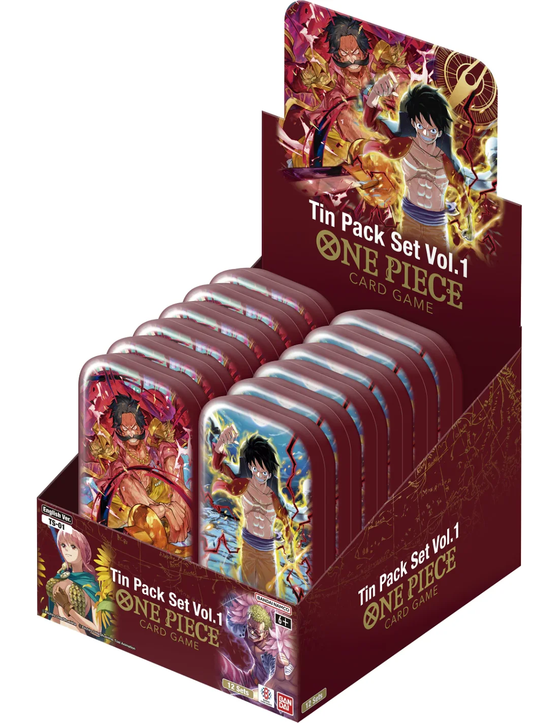 Lot de 2 Tins One Piece Card Game OP-TS01 (FR)