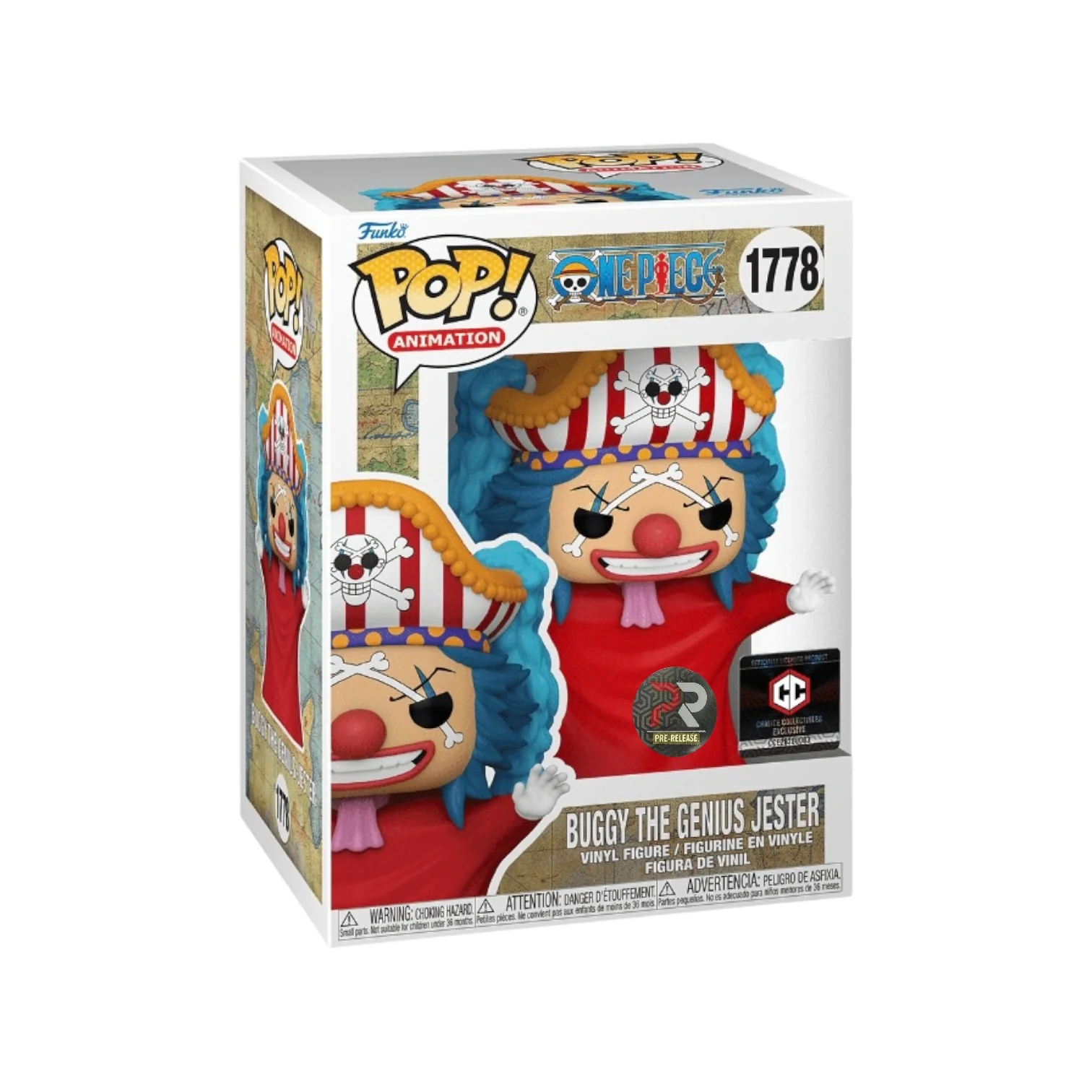 Funko Pop One Piece - Buggy The Genius Jester N°1778 - PR, Chalice