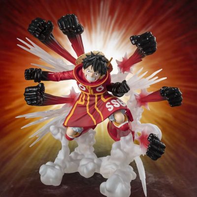 Figurine FiguartsZero One Piece - Monkey D Luffy Gum-Gum Gatling