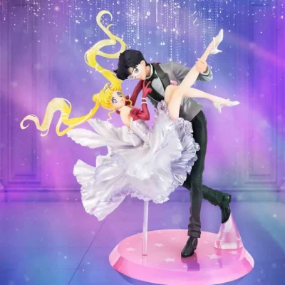 Figurine FiguartsZero Sailor Moon - Usagi ＆ Tuxedo Mask Moonlight Glow Ed Chouette
