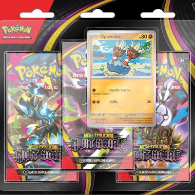 TCG Pokemon - Tripack ME05 Nuit Noire