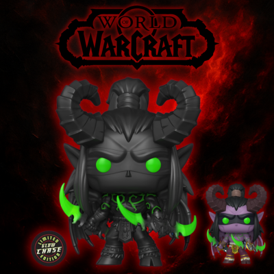 Funko Pop World Of Warcraft - Bundle Illidan N°1101 - Chase + commune