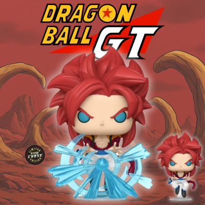 Funko Pop Dragon Ball GT - Bundle Super Saiyan 4 Gogeta N°2074 - Chase + commune