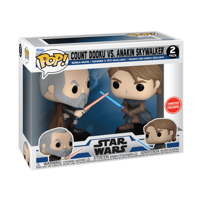 Funko Pop! STAR WARS - Count Dooku Vs Anakin Skywalker - 2 Pack