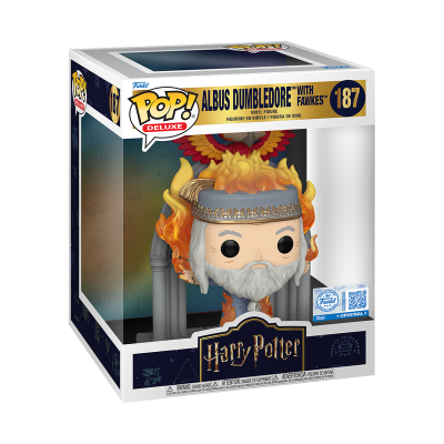 Funko Pop Harry Potter - Albus Dumbledore With Fawkes N°187 - SE