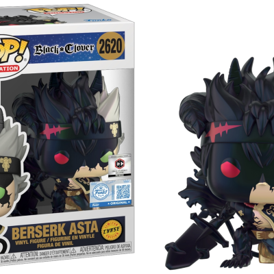 Funko Pop Black Clover - Bundle Berserk Asta N°2620 - PR Chalice Chase et commune