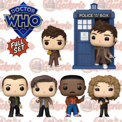 Funko Pop Doctor Who - Full Set 318 / 1963 / 1964 / 1965 / 1966 / 1967