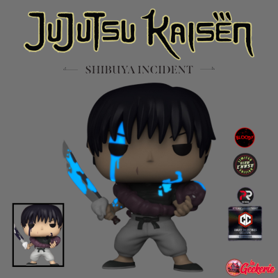 Bundle Funko Pop Jujutsu Kaisen - Toji Fushiguro #1889 - Chase PR Chalice Version Bloody
