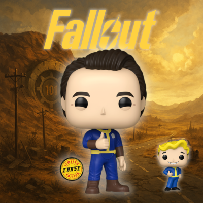 Funko Pop Fallout - Bundle Cooper Howard N°1767 & Vault Boy N°1767 - Chase + Commune