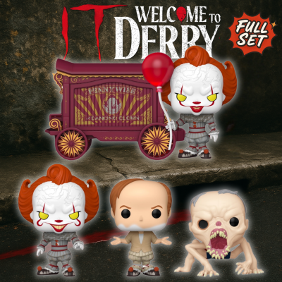 Funko Pop It Welcome To Derry - Full Set Communes + Town