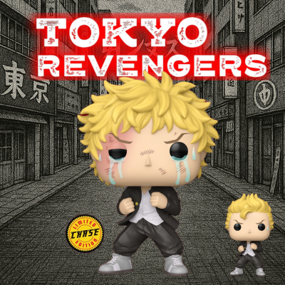 Funko Pop Tokyo Revengers - Bundle Takemichi Hanagaki N°2131 - Chase + Commune