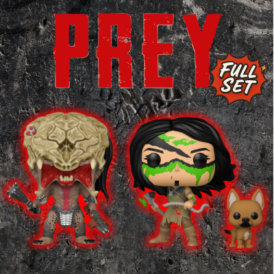 Funko Pop Predator - Full Set PREY