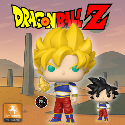 Funko Pop Dragon Ball Z - Bundle Goku (Yardrat) N°2106 - Toy Temple Chase + Commune