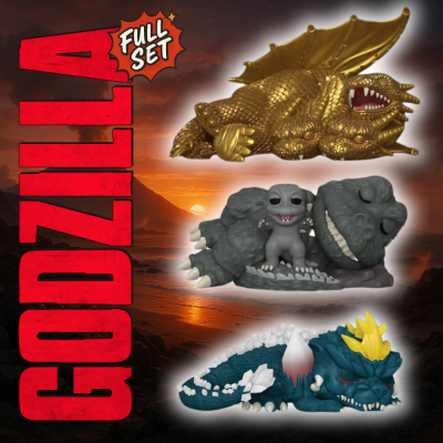 Funko Pop Godzilla - Full Set Sleeping Godzilla