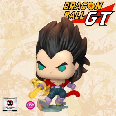 Funko Pop Dragon Ball GT - Super Saiyan 4 Vegeta - PR Chalice, Flocked