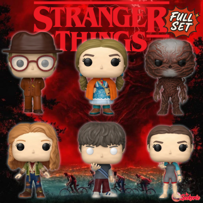 Funko Pop Stranger Things - Full Set Communes