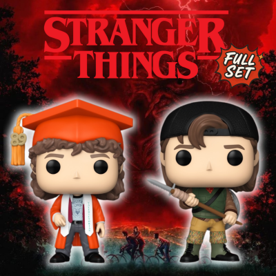Funko Pop Stranger Things - Full Set Steve & Dustin