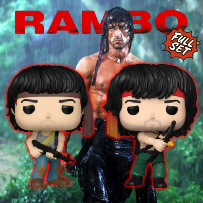 Funko Pop Rambo - Full Set John Rambo