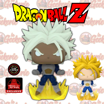 Funko Pop Dragon Ball Z - Bundle Super Trunks N°2588 - PR Toy Temple GITD Chase et Commune