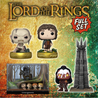 Funko Pop Le Seigneur Des Anneaux - Full Set Communes + Town + Deluxe Moment