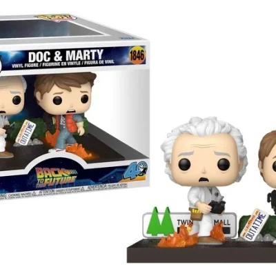 Funko Pop Retour Vers Le Futur - Doc & Marty N°1846 - Moment