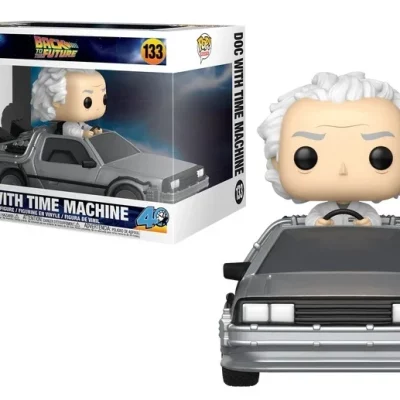 Funko Pop Retour Vers Le Futur - Doc With Time Machine N°133 - Rides