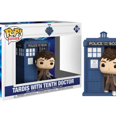 Funko Pop Doctor Who - Tardis With Tenth Doctor N°318 - Rides