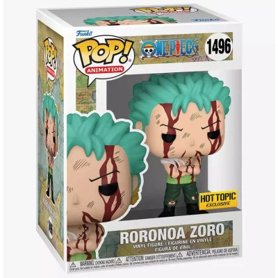 Funko Pop Animation - Roronoa Zoro N°1496 - Hot Topic ERROR