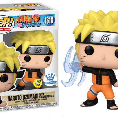 Funko Pop Naruto Shippuden - Naruto Uzumaki With Rasenshuriken N°1318 - FE, GITD