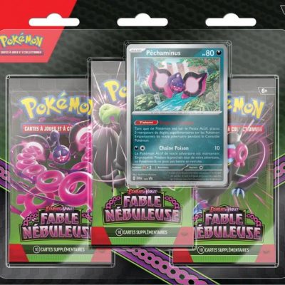 Pokemon EV6.5 - Tripack Pêchaminus - Fable Nébuleuse - FR