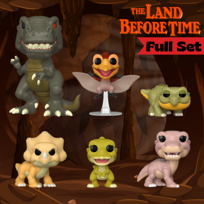Funko Pop Le Petit Dinosaure - Full Set Communes et 6"