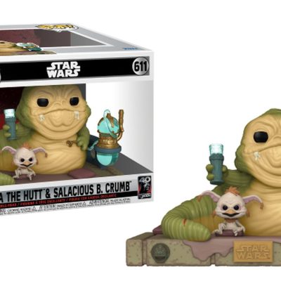 Funko Pop Star Wars - Jabba The Hutt & Salacious B Crumb N°611
