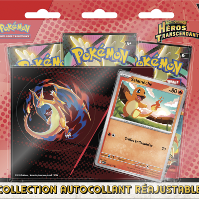 TCG Pokemon - Tripack Heros Transcendants ME2.5 Collection Autocollant