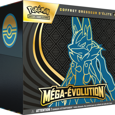TCG Pokemon - Coffret Dresseur D'Elite ETB Mega Evolution Lucario - Défaut de scellage