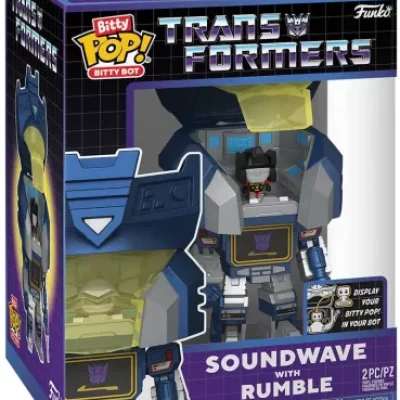 Funko Pop Bitty Bot Transformers - Soundwave With Rumble
